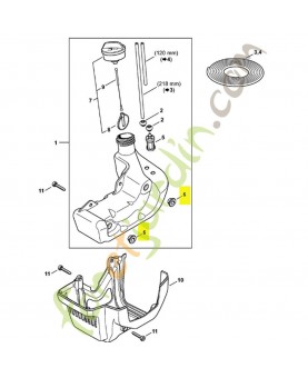 Pièce intercalaire 4140-352-8100. Pièce de rechange Sithl / Vicking