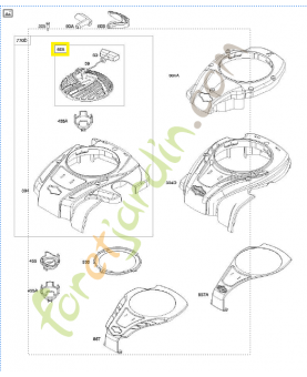 Démarreur - à rappel 0003-000-3409. Pièce détachée pour moteur thermique Briggs et Straton