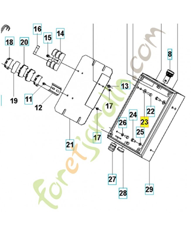 Rondelle 734116301. Pièce de rechange Husqvarna