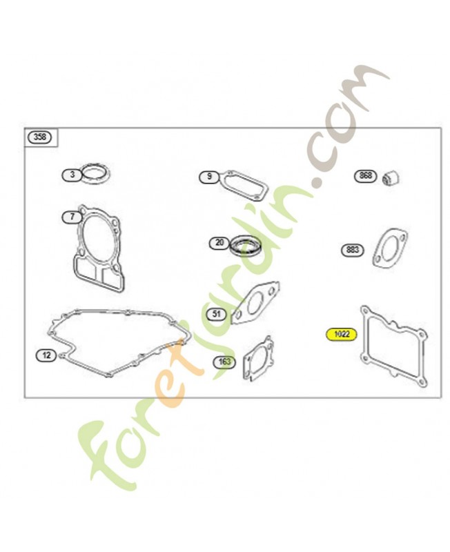 793437 Joint cache culbuteur Briggs & Stratton 793437 Joint cache culbuteur Briggs & Stratton