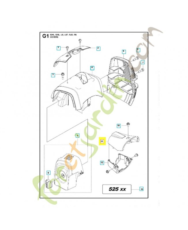 carter 577851101. Pièce de rechange Husqvarna