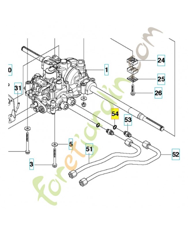 joint torique husqvarna ref. 505451101