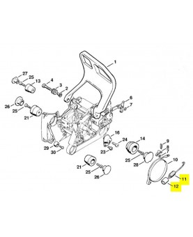 Ressort 1122-160-5500. Pièce détachée Stihl / Vicking