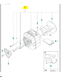 Pot echappement Husqvarna ref. 598429901