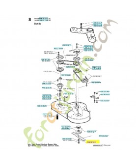 Rondelle 506966401. Pièce de rechange Husqvarna-506966401