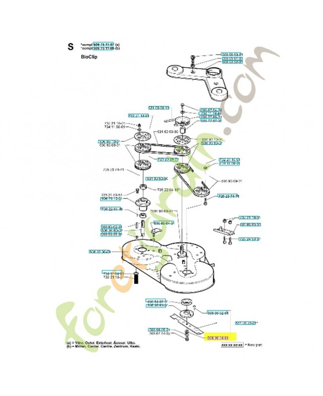 Rondelle 506966401. Pièce de rechange Husqvarna-506966401