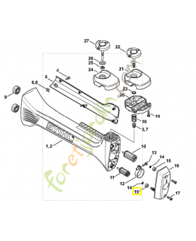Butoir annulaire 4147-791-2801. Pièce de rechange Sithl / Vicking
