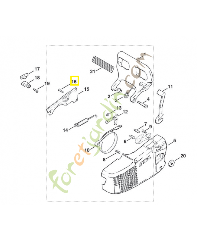 Vis à tête fraisée p4x12 9076-478-2996. Pièce détachée Stihl / Vicking Vis à tête fraisée p4x12 9076-478-2996. Pièce détachée Stihl / Vicking