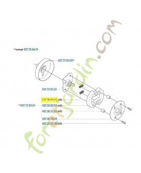 Ressort 537048301. Pièce de rechange Husqvarna