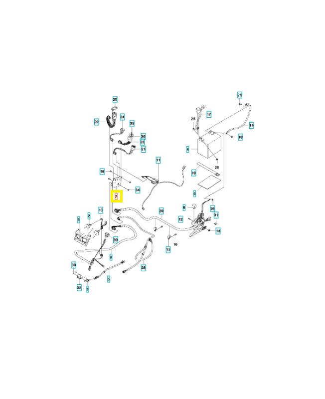 Carte de commande 577215301. Pièce détachée Husqvarna