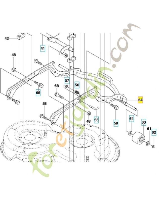 cadre 578177801 - Pièce de détachée Husqvarna