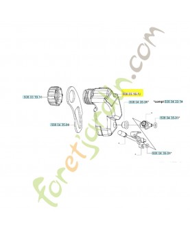 réservoir 508031813Pièce de rechange Husqvarna 