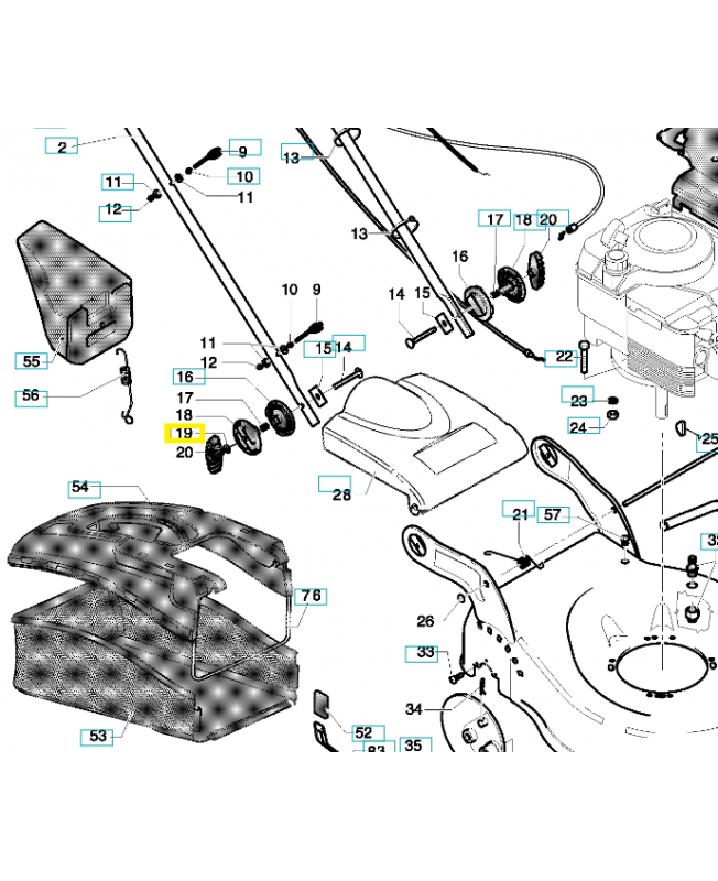 Rondelle 531204922. Pièce de rechange Husqvarna