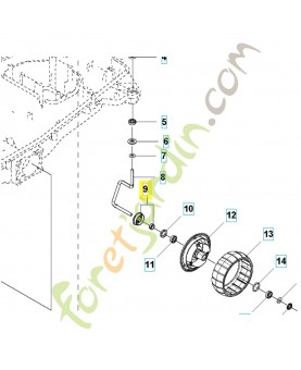 kit entrainement 587449301 - Pièce de détachée Husqvarna