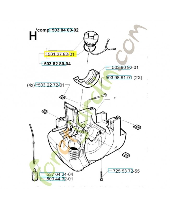 Joint de bouchon référence 501278201