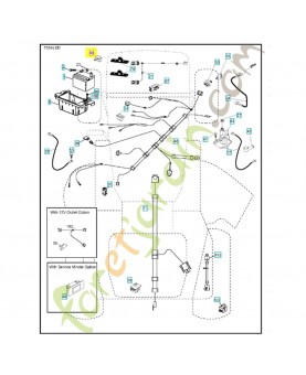 Couvercle protecteur husqvarna 532435395. Pièce de rechange Husqvarna