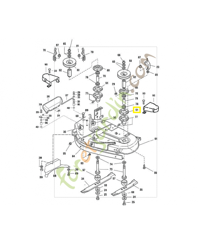 Garniture 6152-709-0400. Pièce de rechange Sithl / Vicking
