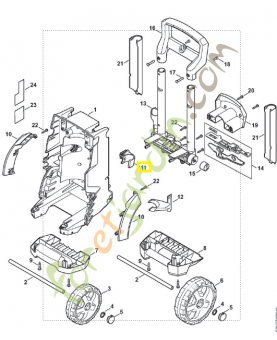 Support 4776-791-5400. Pièce détachée Stihl / Vicking