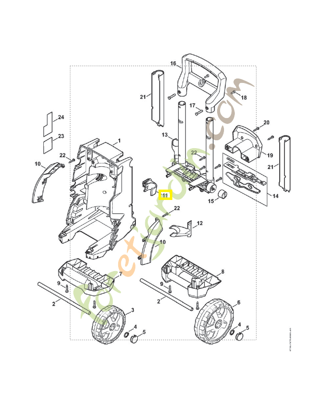 Support 4776-791-5400. Pièce détachée Stihl / Vicking Support 4776-791-5400. Pièce détachée Stihl / Vicking
