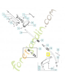 ARBRE-MOTEUR COMPLET 581494911. Pièce de rechange Husqvarna