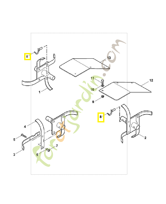 Goupille 10x40 référence 9396-021-3785
