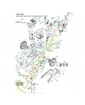 Câble de vitesse 531009451. Pièce détachée Husqvarna