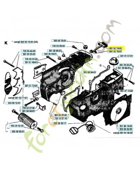 Commande starter référence 501527902