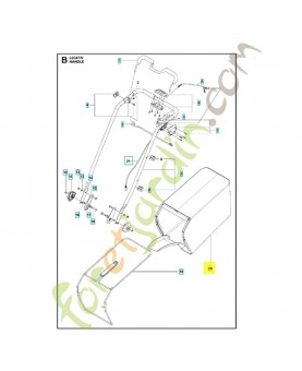 Bac de ramassage 587292301. Pièce détachée Husqvarna