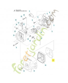Filtre 576215301. Pièce de rechange Husqvarna