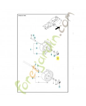 ENJOLIVEUR 544353502. Pièce de rechange Husqvarna