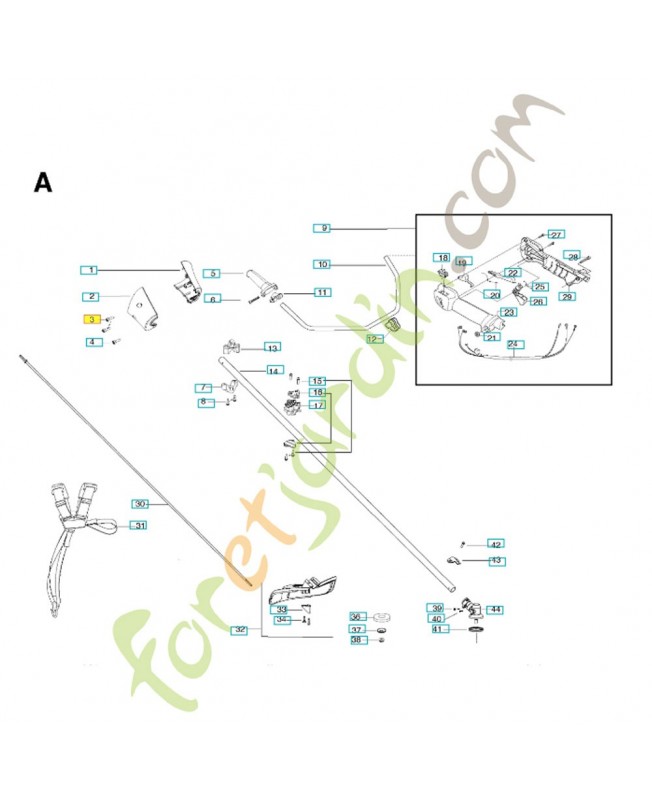 Vis 530016448. Pièce de rechange Husqvarna