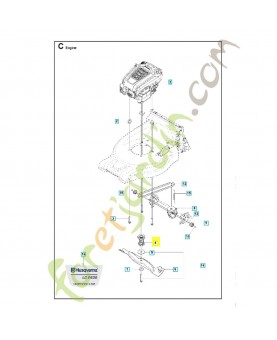 support de lame 501885101. Pièce détachée Husqvarna