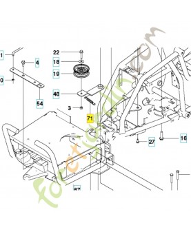 Ressort Husqvarna ref. 574506201