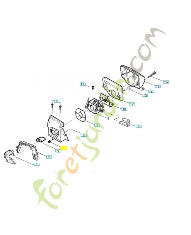 Durite 530019171 et 530053435. Pièce de rechange Husqvarna 