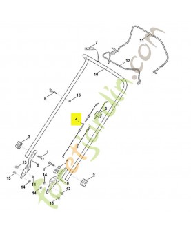 Câble de commande entrainement 6350-700-7526. Pièce de rechange Sithl 