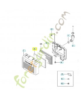 Préfiltre 535414548. Pièce de rechange Husqvarna 