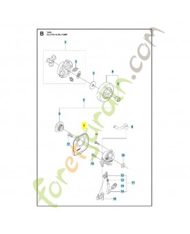 carter 522005801. Pièce de rechange Husqvarna