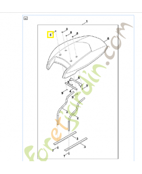 Vis 9110-391-1250. Pièce de rechange Sithl / Vicking