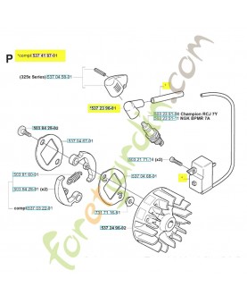 Bloc électronique 537418701 husqvarna - Pièce de détachée Husqvarna
