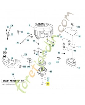 Boulon 501606901. Pièce détachée Husqvarna