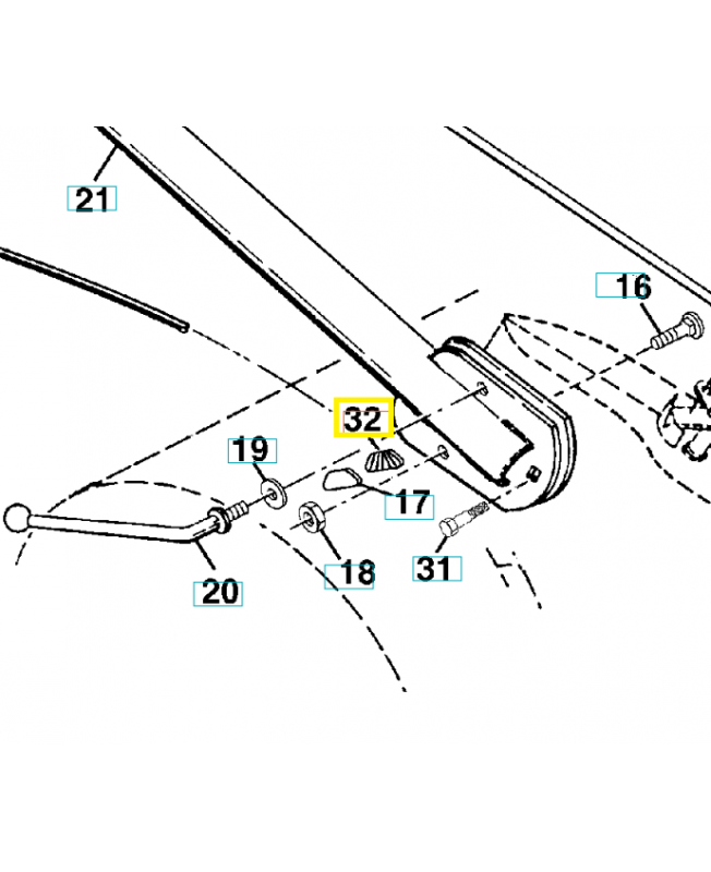 support 532138283. Pièce de rechange Husqvarna support 532138283. Pièce de rechange Husqvarna