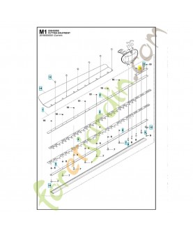 écrou 506687801. Pièce de rechange Husqvarna