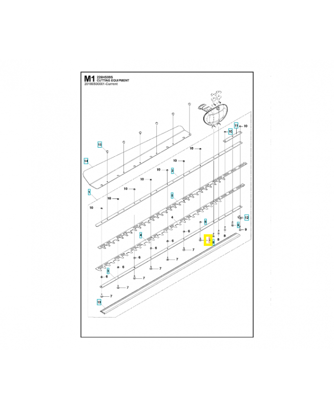 Rondelle d'espacement 521854801. Pièce de rechange Husqvarna