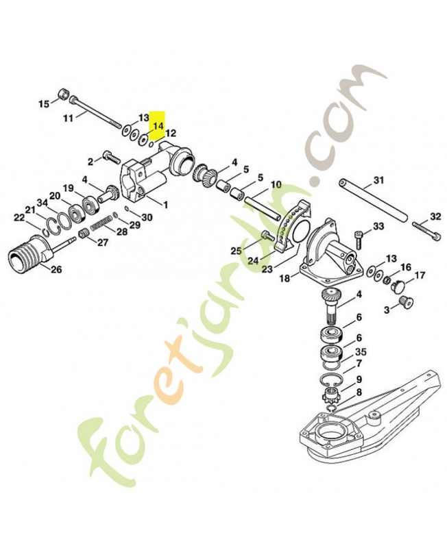 Rondelle Stihl Réf 0000-958-0527