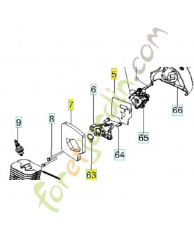 Jeu de joints 545008086. Pièce de rechange Husqvarna
