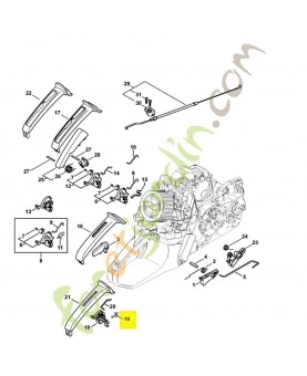 Ressort de connexion Stihl ref. 1140-442-1600