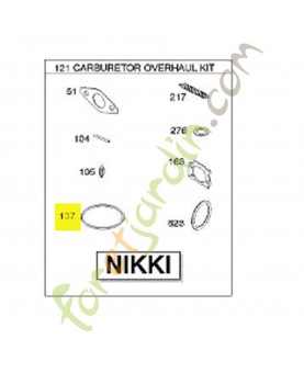 698538 Joint cuvette flotteur. Pièce de rechange pour moteur thermique Briggs et Straton
