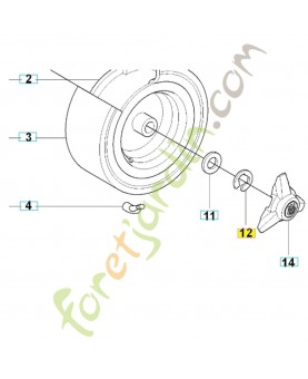 Piece d'espacement 506899001. Pièce de rechange Husqvarna