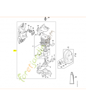 Bloc moteur br 450