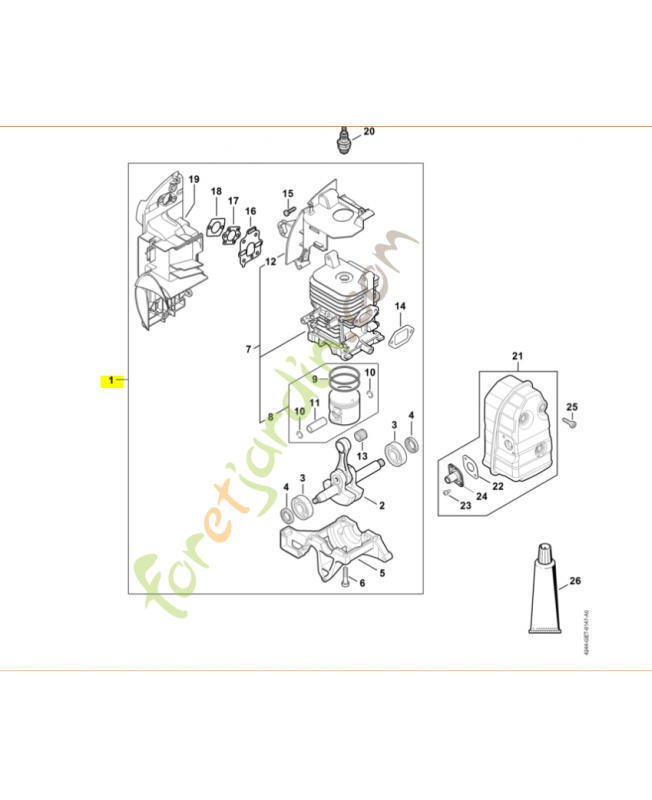 Bloc moteur br 450 Bloc moteur br 450